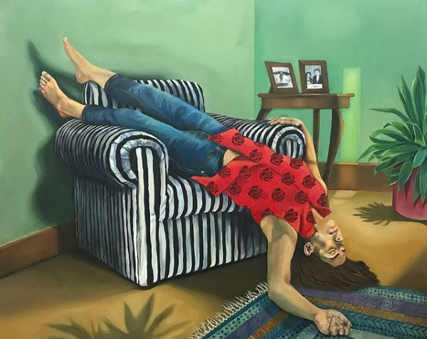 art_lying's tweet photo. Anum Lasharie
Free Mind Doing Time
Oil on canvas
152 × 121 cm https://t.co/u3HhyOUBz2