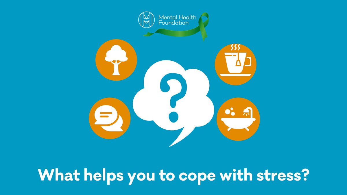 mentalhealth's tweet photo. What helps you to cope with stress? #StressAwarenessWeek https://t.co/1kF95FmpAU