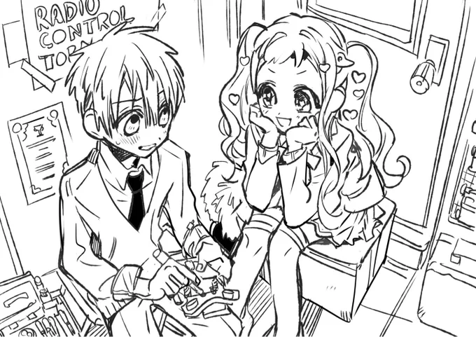 ハロウィンその後①
「ふーん、もうすぐラジコン同好会の大会なんだ。じゃあ私、応援しにいったげよっか!」
「いいよ別に……。八尋さん目立つし……」
 
#魔女と花子くん 