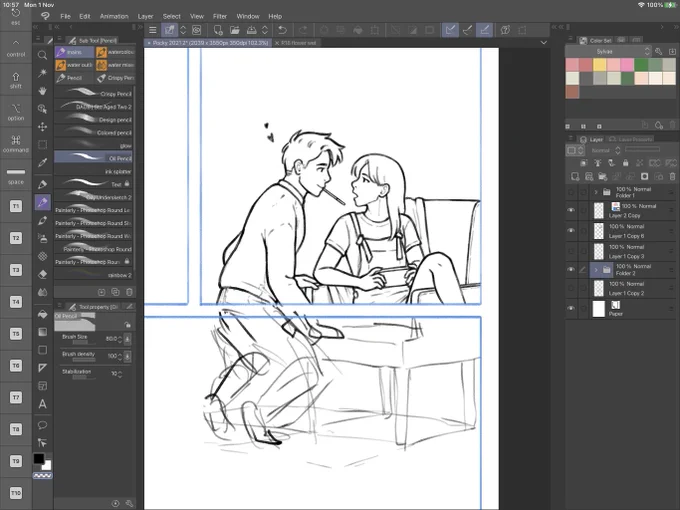 this pose is so chaotic but the crop works and that's why I love comics 