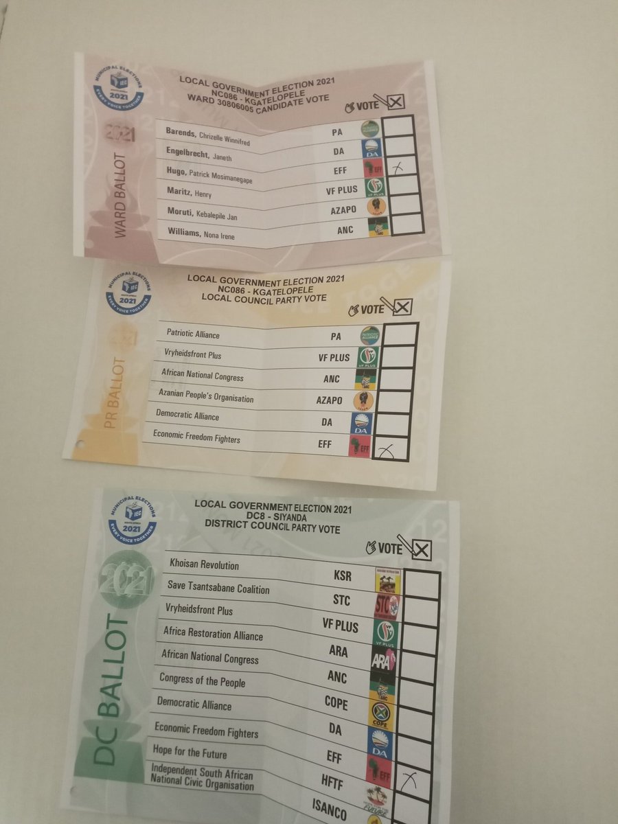 afrikaUnion's tweet photo. @MYANC I show you before , don't steal my vote. EFF Twende kabisa 
Sometimes i'm using swahili language bcz i'm African https://t.co/7YDMOIddzY