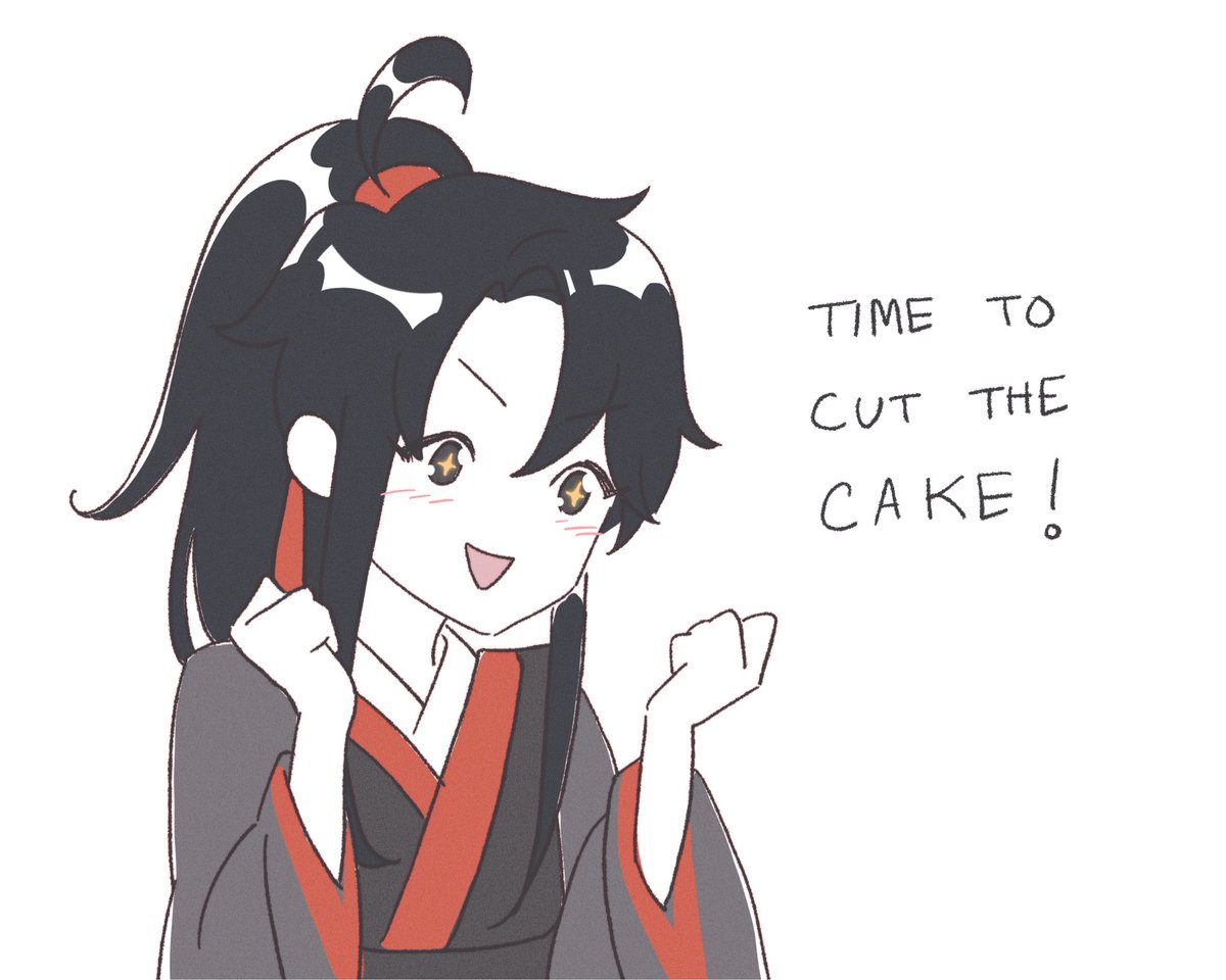 I realised I almost forgot wei ying bday! Couldn't make anything new this year but last year's comic still a gem 🎂🗡 