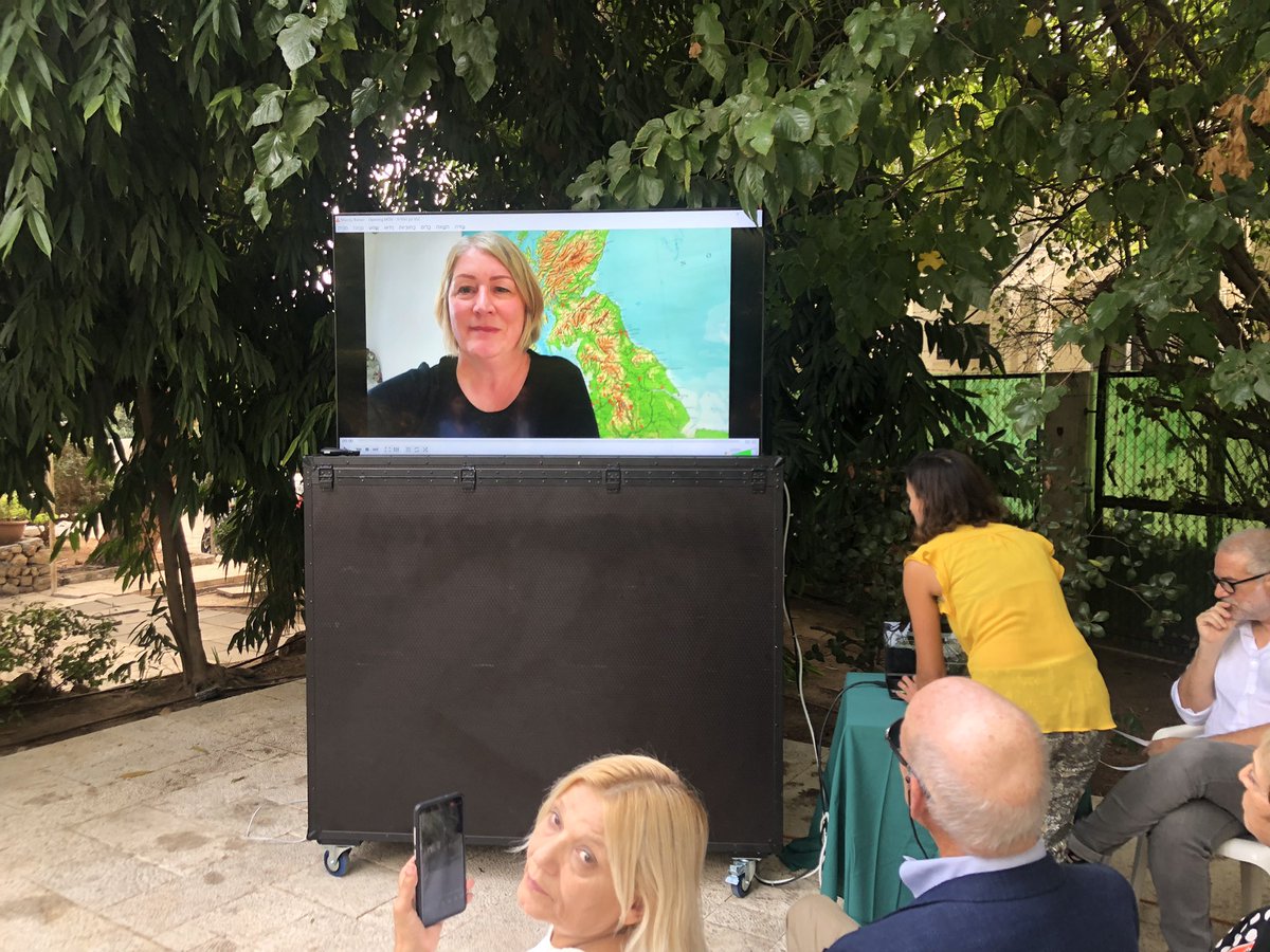 ukinisrael's tweet photo. Excited to host the press conference for the int. Photography festival PHOTO IS:RAEL as part of the embassy’s events on the occasion of #COP26. Our special guest is the photographer Mandy Barker - who turns marine debris into beautiful art @markdpower https://t.co/81dUbyinBq