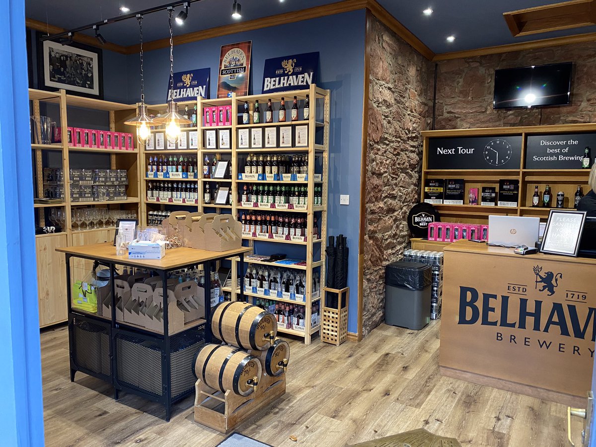 BelhavenBrews's tweet photo. The Belhaven Brewery shop is officially open!🍻🏴󠁧󠁢󠁳󠁣󠁴󠁿

Thank you to our special guests who attended the opening &amp; to Maria Lyle - Paralympic Bronze Medalist from Dunbar - who officially opened our shop!🎉

It’s been great to see lots of customers already. Will you be visiting today? https://t.co/XTdX5WsUHY