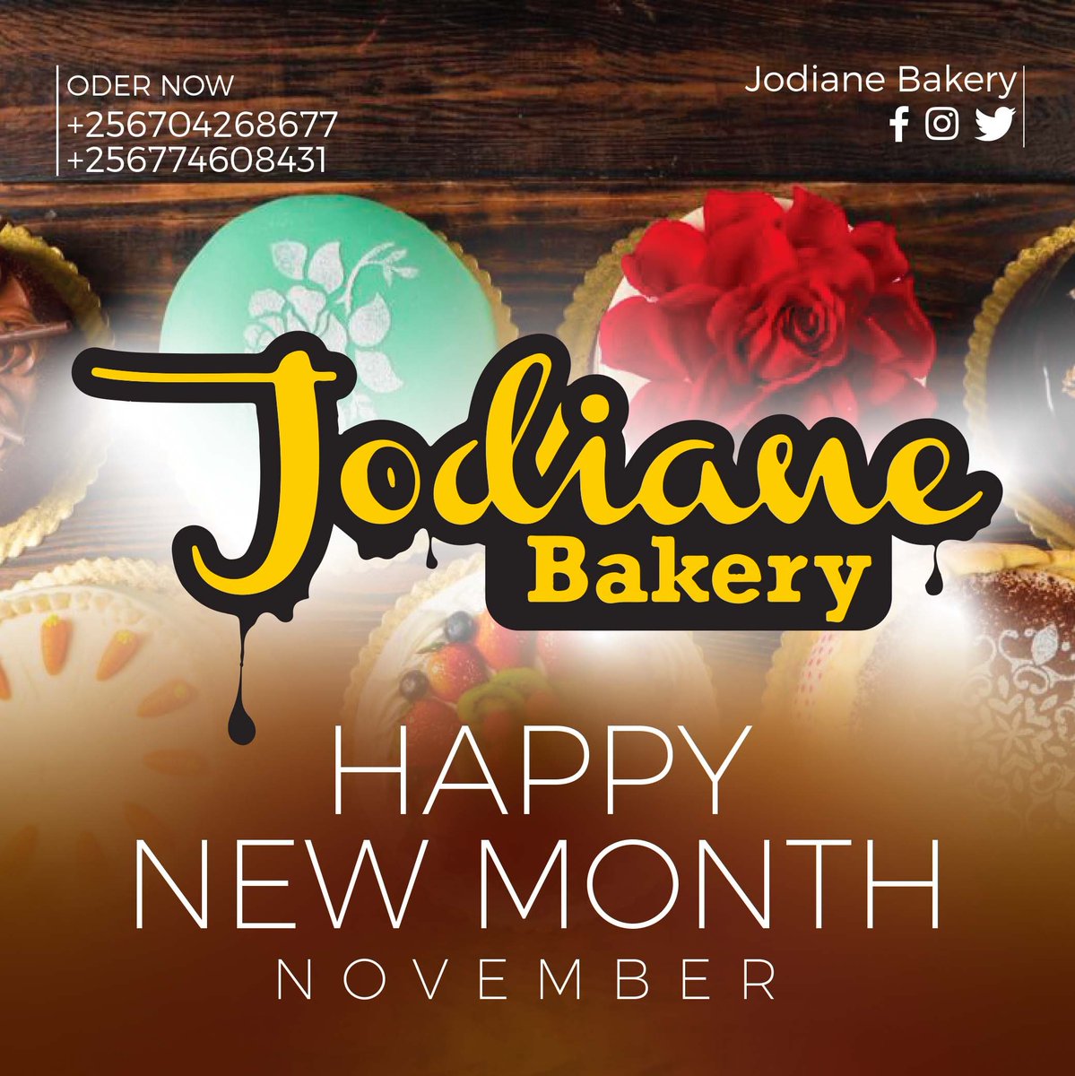 jodianebakeryug's tweet photo. Happy new month #newmonth #November #NovemberGreetings #bakery https://t.co/boHCpxmQl5