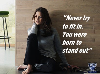 Quote of the day💫

"Never try to fit in. You were born to stand out."