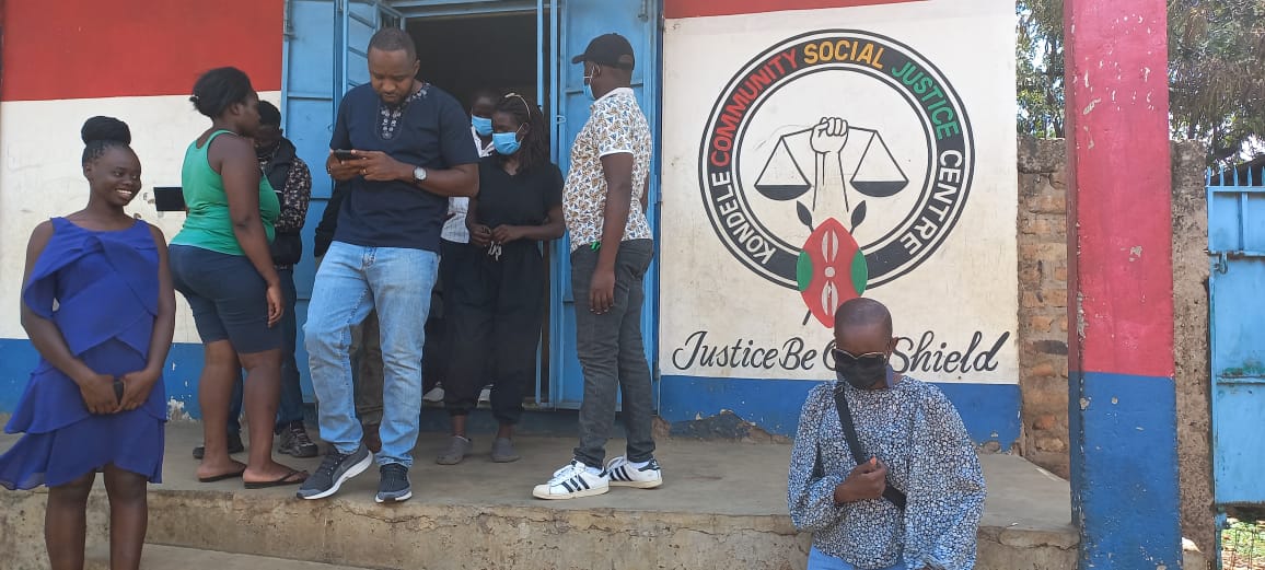 Hosted renowned activist Comrade <a href="/bonifacemwangi/">The People’s President</a> &amp; his wife <a href="/Njeri/">njeri murage</a> at our offices yesterday. The couple were here for the Kisumu screening of #SoftieTheFilm.Boniface responded to some documented cases &amp; shared experience to our grassroot defenders. 
#KondeleJustice #SitarushaMawe