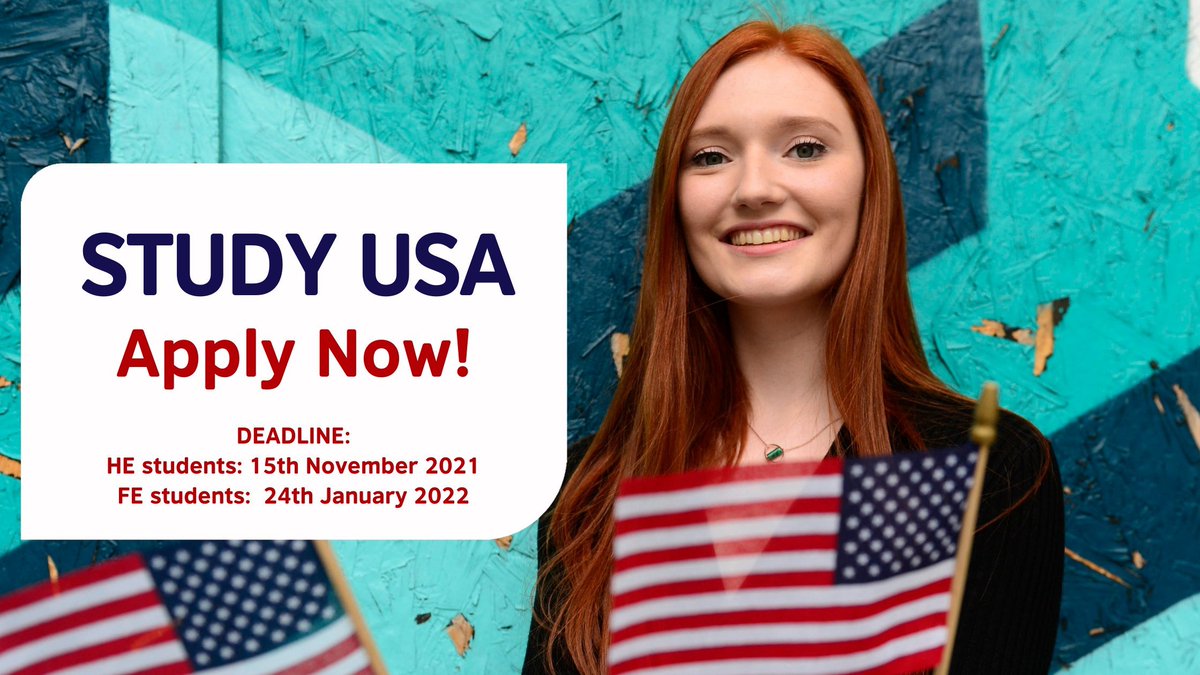 NI undergrad students: Just 2 weeks left to apply for #StudyUSA🇺🇸!

If you're studying STEM or a business-related subject, you could spend the next academic year at an American college or university.

Funded by <a href="/Economy_NI/">Economy NI</a> 
Apply by 15 Nov 👇 🔗nireland.britishcouncil.org/opportunities/…