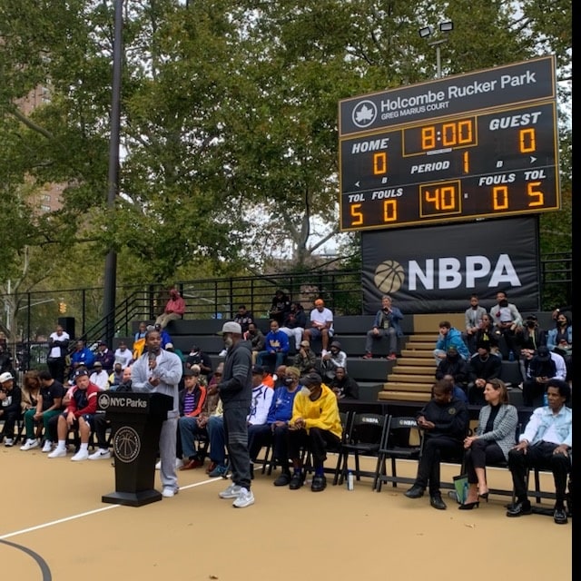 melbasharlem's tweet photo. DIVERSIFIED T A L E N T
I am sooooo proud of my nephew, @ASAPferg ! He designed the new BBall Court for the famous Rucker Park and his release featuring @Pharrell is on a whole other, other level!!! FIRRRRRE
#asapferg #Pharrell #melbasharlem #ruckerpark #bbcourt https://t.co/7RLliQdnYT