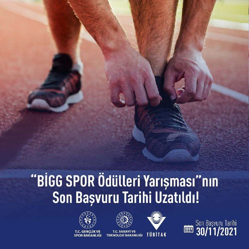 acukulucka's tweet photo. Gençlik ve Spor Bakanlığı ile T.C. Sanayi ve Teknoloji Bakanlığı arasında yapılan iş birliği protokolü doğrultusunda, spor teknolojileri alanında toplam 1 milyon TL ödül verilecek “BİGG SPOR Ödülleri Yarışması”nın son başvuru tarihi 30 Kasım'a uzatılmıştır
https://t.co/KKu9DglcQe https://t.co/OUxxND6cjS