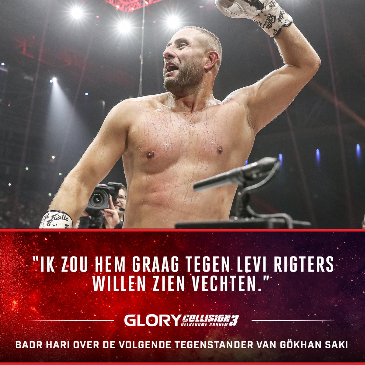 GLORY_NL's tweet photo. Wie moet de volgende tegenstander van @gokhantherebel worden? 👊
#COLLISION3 https://t.co/LLQ8siiLYB