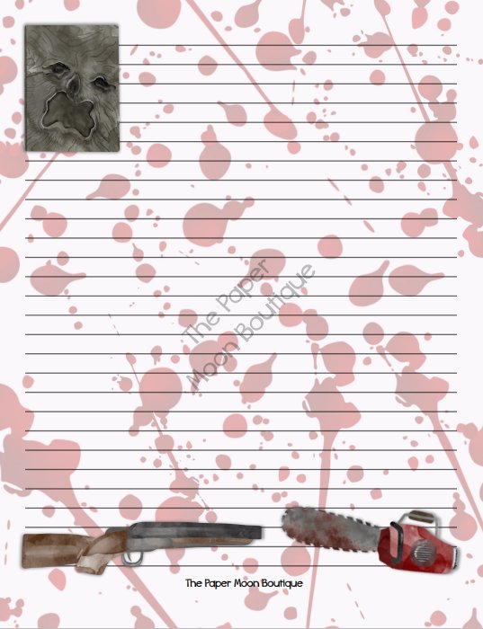 PaperMoonBTQ's tweet photo. The Evil Dead series has been one that my family has enjoyed for years. We even had a cat named Ash. 
 Hail to the king baby.

#EvilDead #Stationer #AshWilliams
 #WritingSheets https://t.co/3X5XLEo0N4