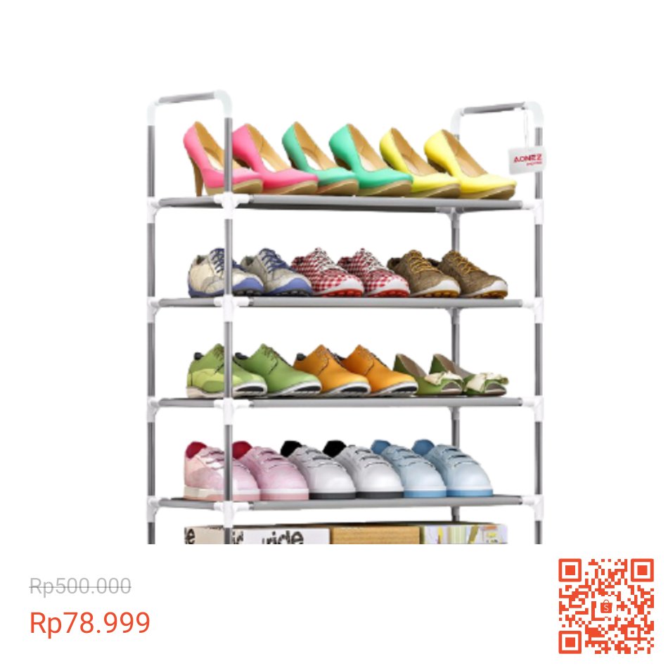 JRFamilyShopee's tweet photo. Temukan Aonez rak sepatu 5 layer rumah Tempat Sepatu shoe rak baru Kotak Sepatu Shoe Rak Gantung Sepatu dengan potongan 84%! Hanya Rp78.999. Dapatkan sekarang juga di Shopee! 

Link Produk
👇👇👇👇👇
https://t.co/L7NZJXFcCm

#Shopee #Zonabelanja #RacunShopee #BarangMurah #Solana https://t.co/RVUA3nVNDW