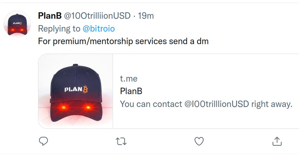 ⚠️Scammers and impersonators active! This guy below (note O instead of 0, and extra i) is contacting ALL my new followers and commenting under ALL my tweets. Please report him! I do not DM. I am not on Telegram! @Twitter @TwitterSupport please, it is so easy for you to stop this!