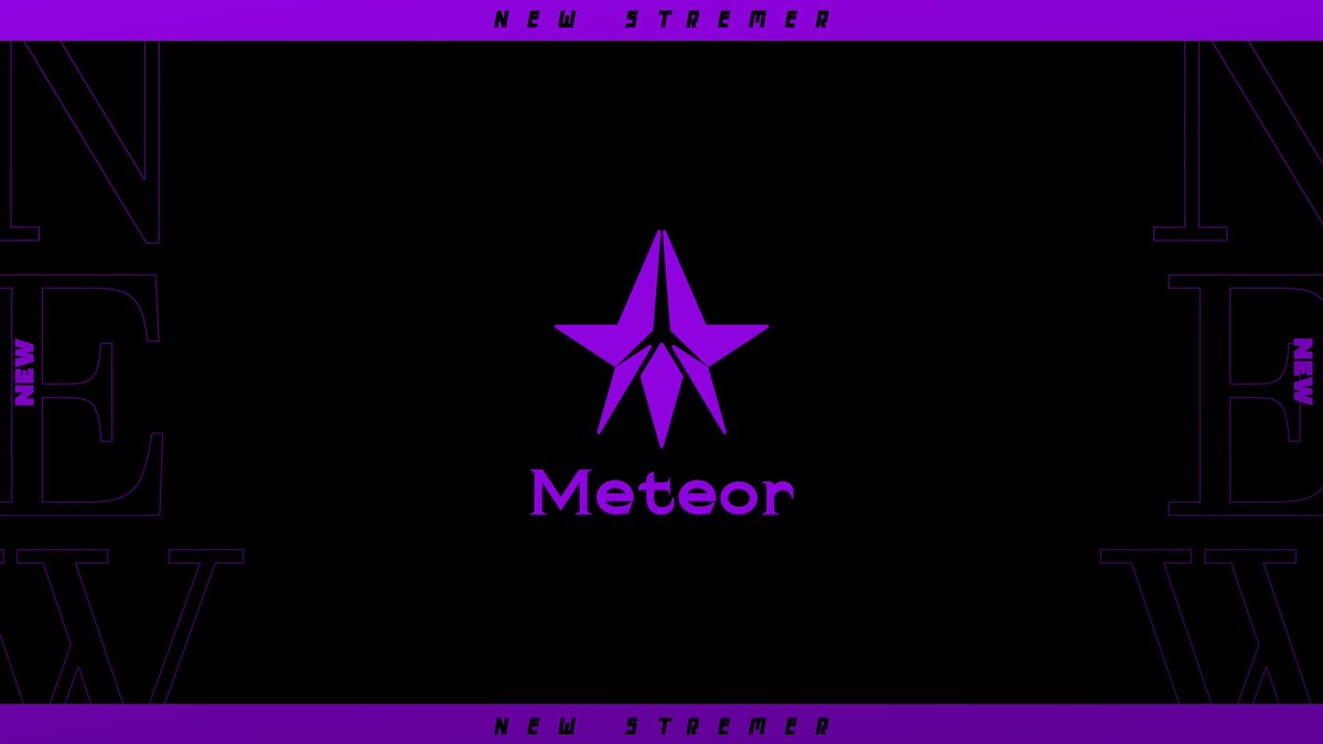 shiinna_hr's tweet photo. 【ご報告】
この度、Meteor様のStreamer部門加入PVの映像、デザインを担当させていただきました！ https://t.co/a50kkji37Q