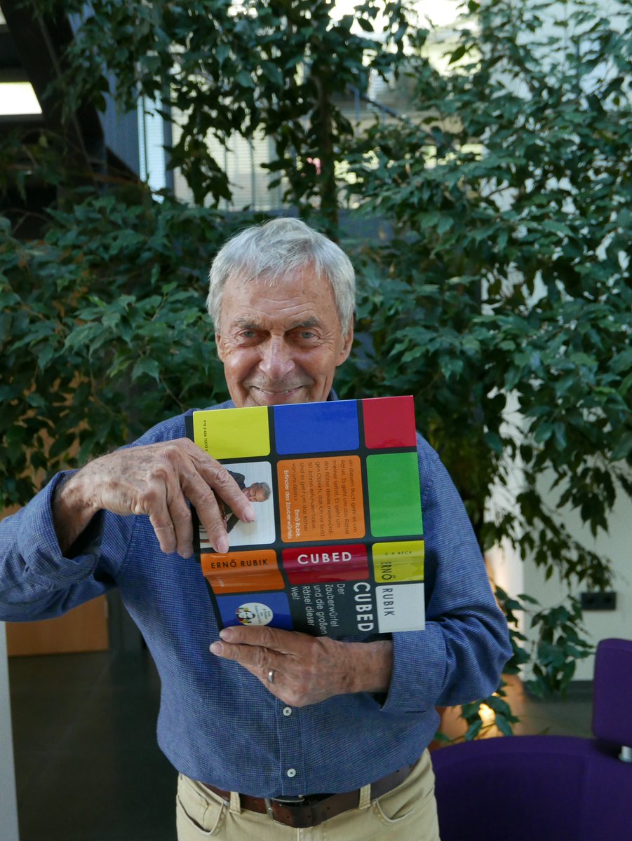 Rubiks_Official's tweet photo. It's #NationalAuthorsDay ! If you could ask Ernő Rubik our inventor anything what would you ask? 

You can get "Cubed: The Puzzle of Us All" here:

USA: https://t.co/94i1mmHoVf

UK: https://t.co/9HIDk5AI8V

EU: https://t.co/6qHNh6CNug

#RubiksCube #AdventureEveryTurn https://t.co/d5PaBRWtZy