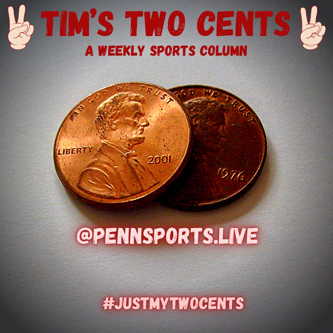 pennsportslive's tweet photo. ✌🏻Tim’s Two Cents✌🏻
https://t.co/B8EDm6nCut
@TrojanTim66 takes a midseason look at #CollegeFootball along w/ a playoff poll. #TwoCentTakes from #MLB, #NFL & college football #HotSeat. The weekly #ShinyPenny & a #FinalThought on #Steelers & Ben owning #Cleveland. #JustMyTwoCents https://t.co/xLQeRJHnV5