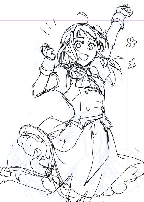 元気いっぱいフィーネちゃんは描いてて楽しい😊 