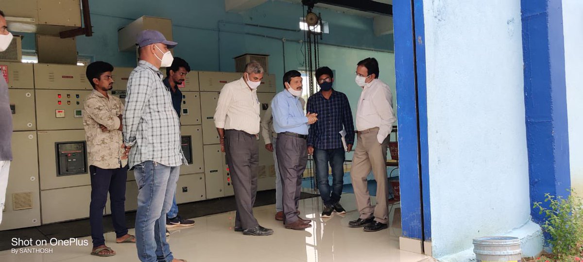mb_telangana's tweet photo. Our #MissionBhagiratha CE Sri A.Vijayaprakash sir inspected sump &amp; pump-house @ #Nizamcheruvu , #Mahabubabad (D) &amp; also reviewed the status of works &amp; water supply under 170MLD (biggest rural WTP) #Madhiripuram .@SmitaSabharwal @DayakarRao2019. https://t.co/uhRKuJzDhO