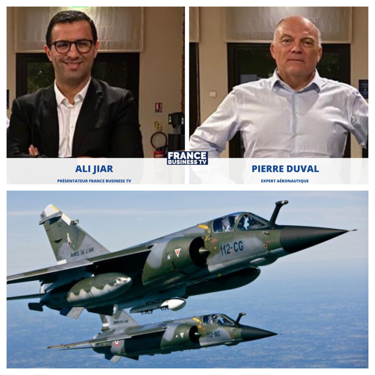 ali_jiar's tweet photo. L'avion commerciale de demain vue avec Pierre Duval homme d'affaire Français à l'origine d'une vente exceptionnelle de nos mirages F1 aux USA à suivre cette semaine sur @FrancebusinessT.  Conférence organisée avec la @CFTCMetallurgie et @DenisJeambrun https://t.co/5nmNQq9wHa