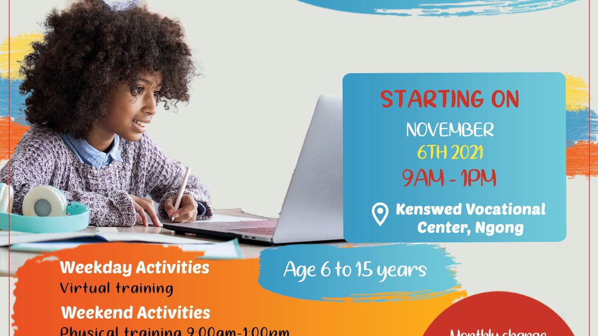 smart_people_ke's tweet image. Have you registered yet? 5 days to go!
Sign up your 6-15yrs old for our kid's coding BootCamp.
Click on the link here bit.ly/smartCodersBoo… or call +254 740 353 145 to register your child today.
#WeCode
#SmartCoders
#SmartFiber
#smartCloud
@smartcloudke
