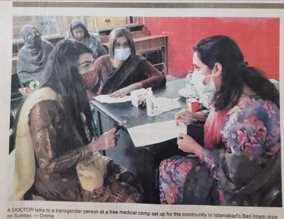 Rjslifecare's tweet photo. Transgenders medical camp @Rjslifecare at Bari Imam Islamabad graced by Chief Guest Honorable Mr.@hamzashafqaat @dcislamabad &amp; distributed giveaways in the participants. Served more than 350 people with Free Laser treatment, Medicine &amp; Diagnostic Tests    
#equityfortransgenders https://t.co/j8KSy3FWbU