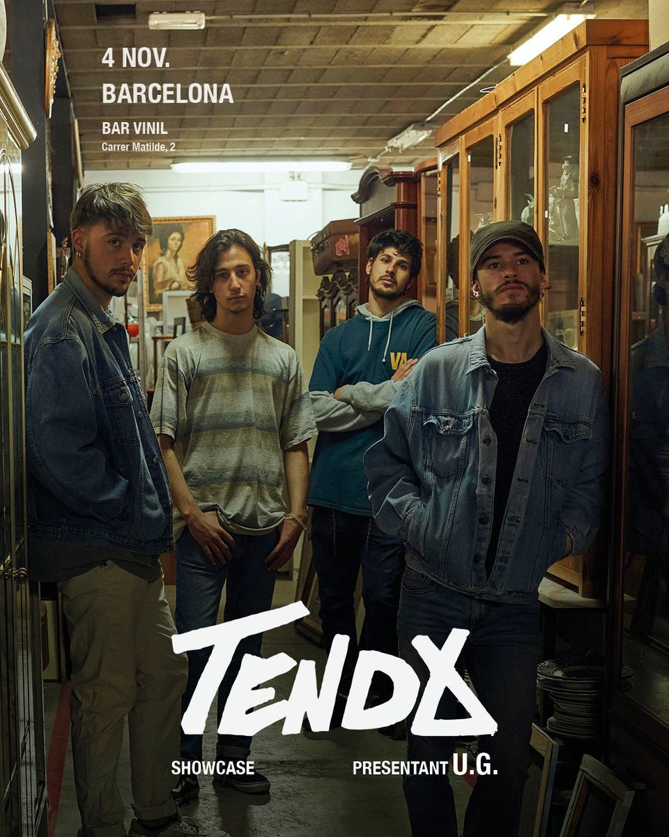 Eii, el 4 de novembre a les 20:30h estarem presentant Última generació(n) en format acústic al <a href="/BarVinilBcn/">Bar Vinil()</a> de Barcelona!!!

Ens veiem allà!!! Entrades a la web 💜
👉 tendagrup.com

📷🖌: Maria Varo