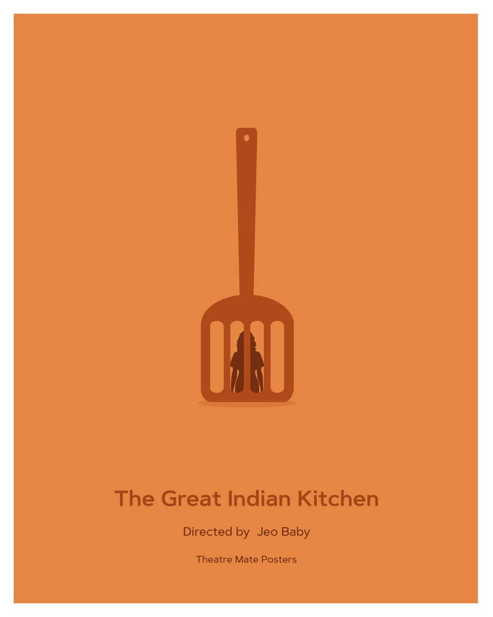 MatePosters's tweet photo. The Great Indian Kitchen (2021)
A film by #JeoBaby

@NimishaSajayan

#TheGreatIndianKitchen 
#KeralaCinema #MalayalaCinema
#TheatreMatePosters 
#MatePosters #Minimalism 
#Minimalist #MinimalPoster https://t.co/9cu28YsKsx