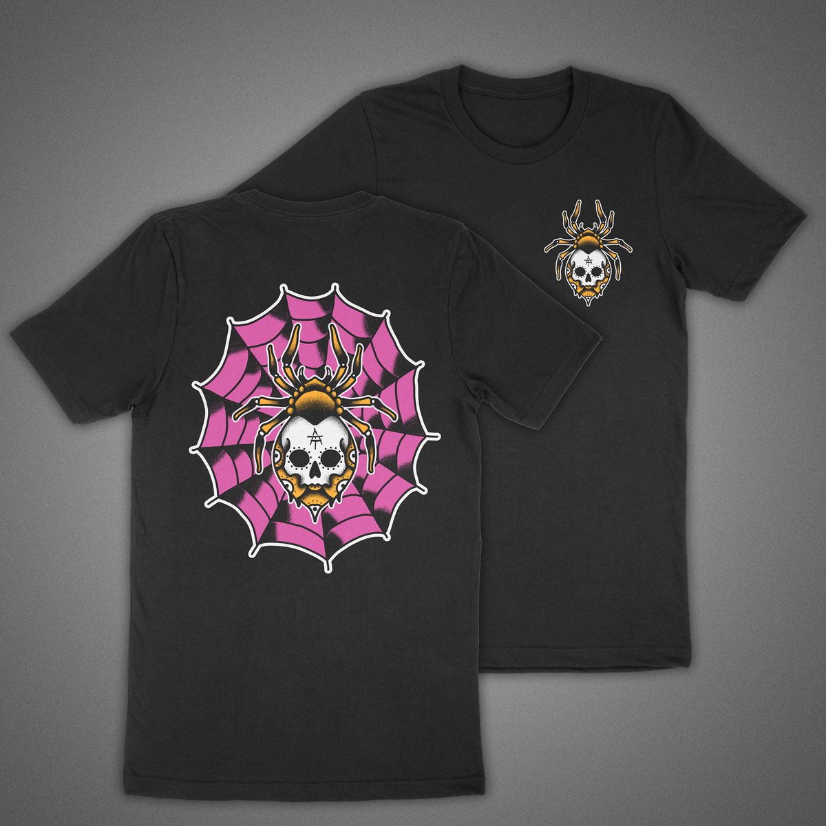 asthievesuk's tweet photo. Recently came up with this brand new design! Who's interested? Making some up soon 👀

#asthieves #asthievesapparel #clothing #apparel #ethicalclothing #tshirt #sweater #alternative #fashion #tattoo #ecofriendly #uk #spider #tarantula #traditionaltattoo #web #skulltula #skull https://t.co/Hk0H52YIk1