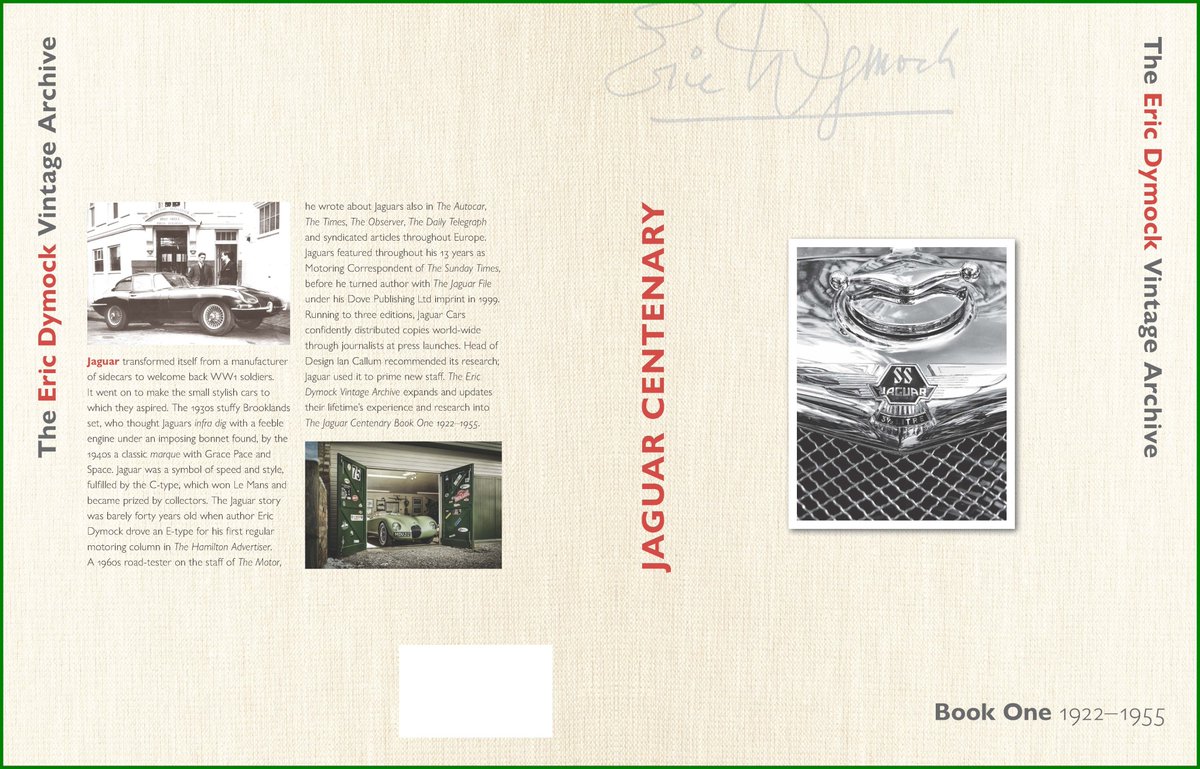 Jaguar Centenary Book 1 goes live today. @JaguarUKPR  @JaguarUK @JDHTCollection <a href="/JaguarWorldMag/">Jaguar World</a> <a href="/jaguarcarclub/">Jaguar Enthusiasts' Club</a> <a href="/EtypeClub/">Jaguar E-type Club</a> <a href="/IrishJagClub/">Irish Jaguar Club</a> <a href="/Jaguar_News/">Jaguar News</a>