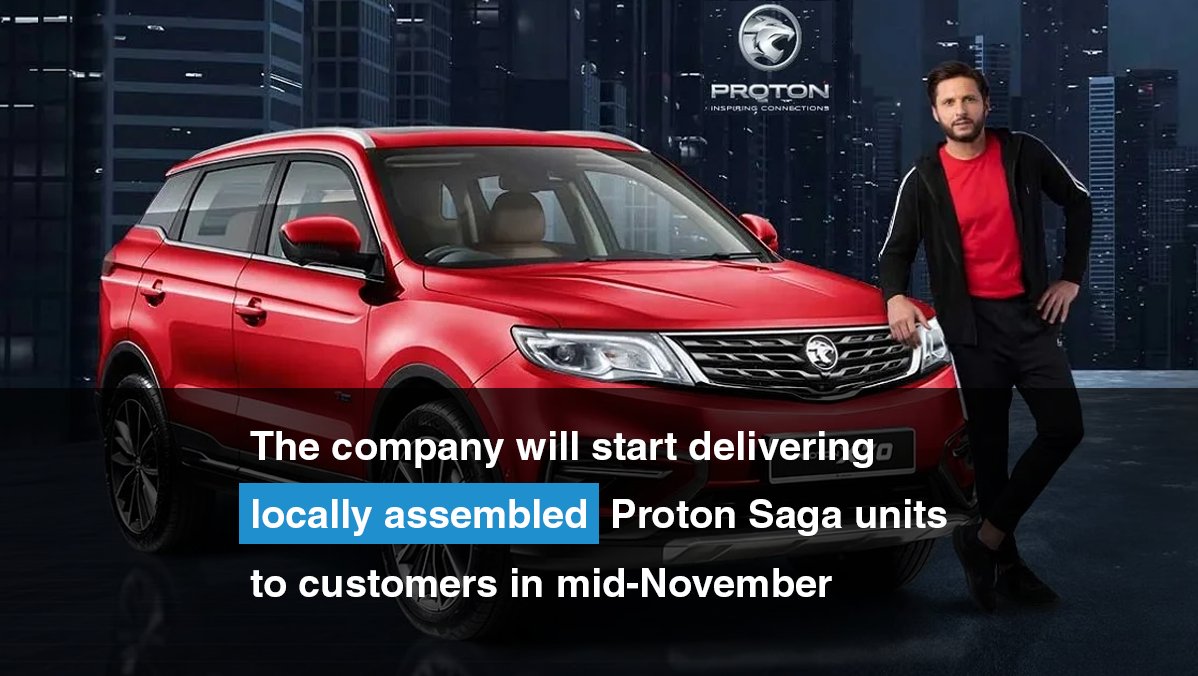 CarsInPakistan1's tweet photo. The carmaker has officially announced the start of production of the #Proton Saga in Pakistan.
It is a fairly appealing option in the car market because of its price point that starts from Rs. 1.925 million and goes up to Rs. 2.425 million
#Pakistan #carsinpakistan #autoindustry https://t.co/WrCGUd1T2n