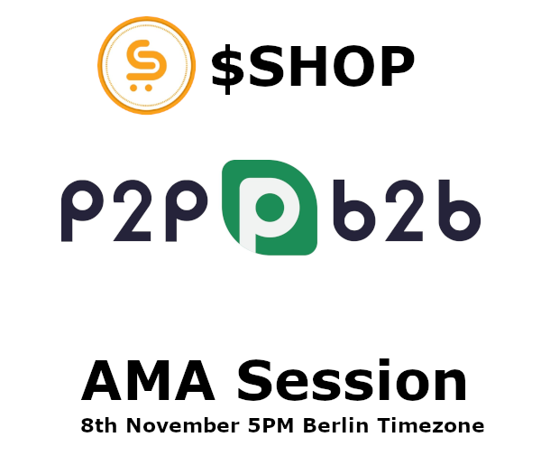 8th of November at 5PM (Berlin Time) Ask Me Anything!
30000 tokens as prize for the best questions.
#tothemoon #shoparmy #token #utility