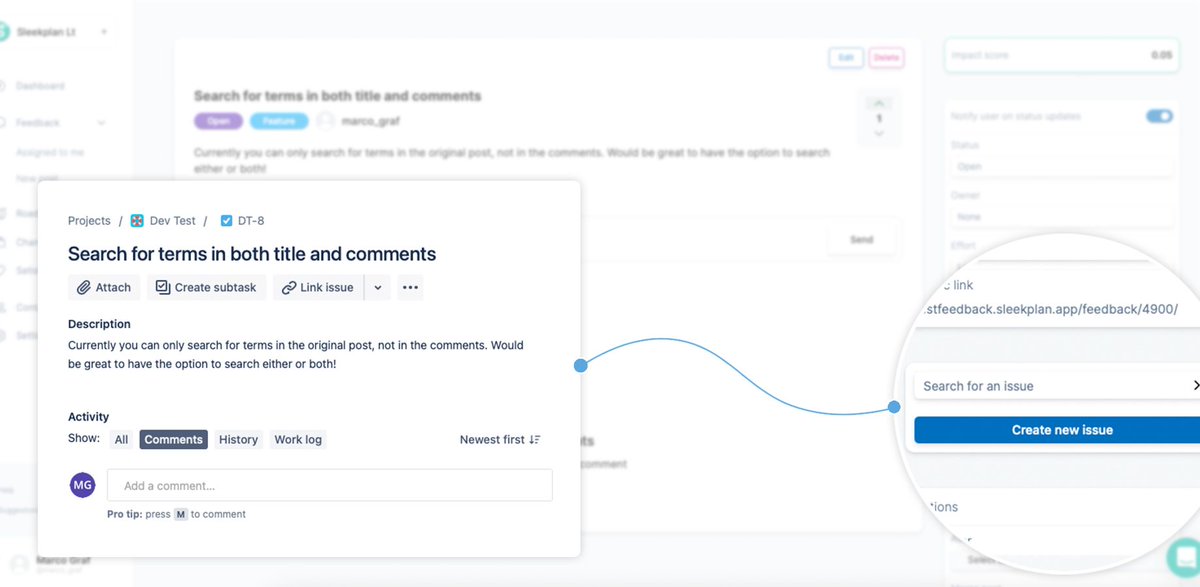 sleekplan's tweet photo. How to keep track of public user suggestions, feature requests, and bugs using the Sleekplan integration for #jirasoftware? https://t.co/p5TusqjnpB https://t.co/zg1vr7bMEk