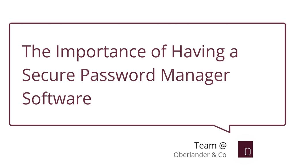 They have a free plan, premium plan, and family plan.

Read the full article: The Importance of Having a Secure Password Manager Software
▸ lttr.ai/oGHj

#StrongEncryptionAlgorithms #ExtremelySafe #MultifactorAuthentication #SocialSecurityNumbers #CreditCardNumbers
