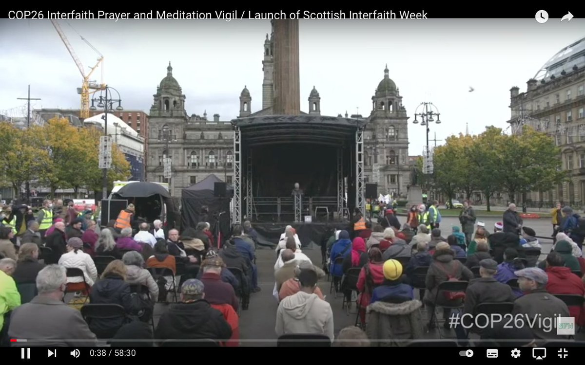 Last night faith leaders from Scotland and across the world joined in a vigil live streamed from Glasgow praying for a just and successful outcome limiting climate change for COP26. We add our prayers for leaders to see the need and act decisively #COP26vigil