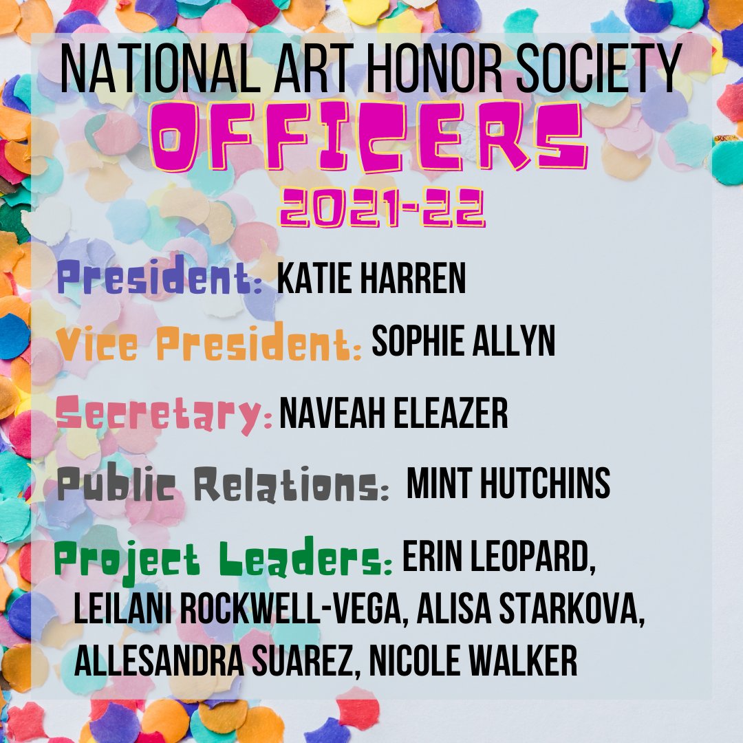 ledyard_nahs's tweet photo. Congratulations to the 2021-22 officers! Everyone did such a great job showing why you want to hold a leadership role, we're lucky to have you representing NAHS this year. #craftycolonels https://t.co/PxjNRE3BWF