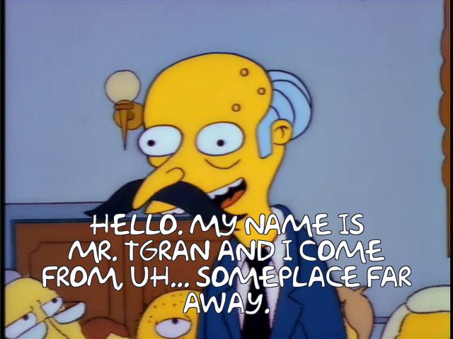 Also popping in to see Mr. Meggle.