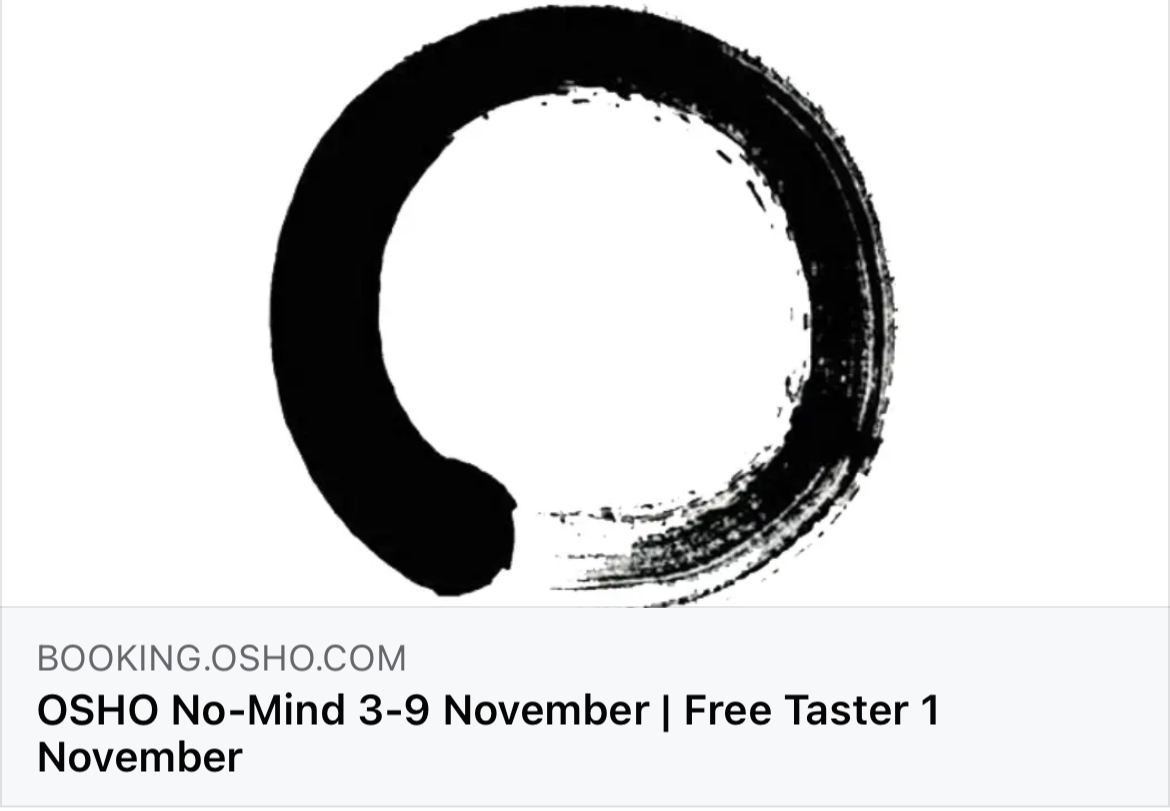 OSHO's tweet photo. How to relax the mind effectively, so as to sleep better naturally at night.
Reserve Spot for Live Online Free Taster
BEGINS TODAY AT https://t.co/efi6s6oi0y
#osho #oshotalkingtoyourbodymind #obsessivethinking #oshocourses #oshonomind #deprogram https://t.co/HvJ0EgYhiU