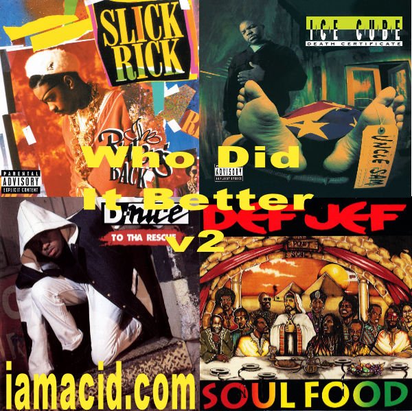 Acidda1's tweet photo. Who had the better album ? Slick Rick, Ice Cube, D Nice or Def Jef #QOTD #WDIB #IAMACID #ACIDDA1 #QUESTIONOFTHEDAY #WHODIDITBETTER #ADMIRATION #Splash #ACID2779 #HIPHOP #RBMUSIC https://t.co/P1JIXCqxBG