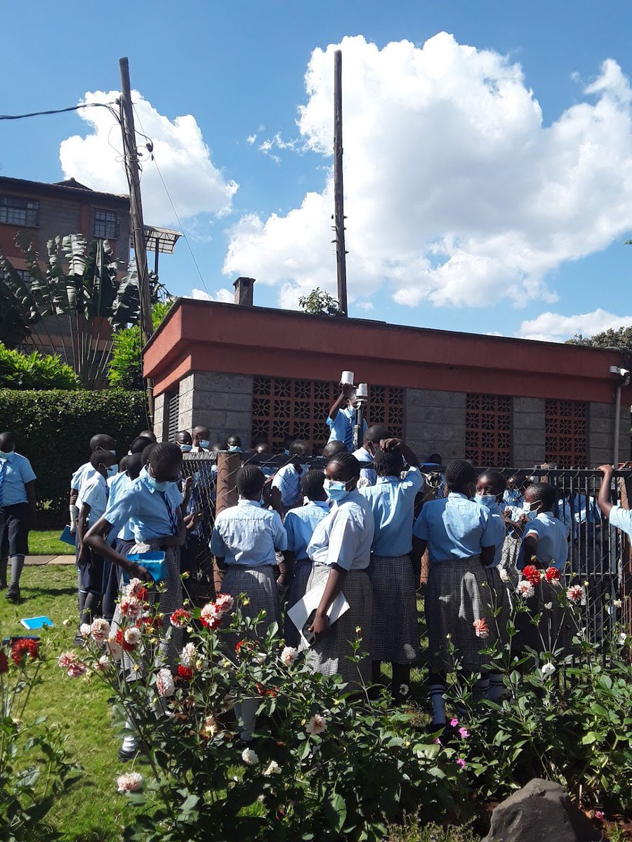 TAHMO_World's tweet photo. St. Scholastica Catholic School, Nairobi, Kenya. 

For accurate weather data, station maintenance is very important and doesn’t really require expert technical know how. We have videos and other guides on our website concerning cleaning your station. Kindly check them out. https://t.co/dHrGyIGaXb