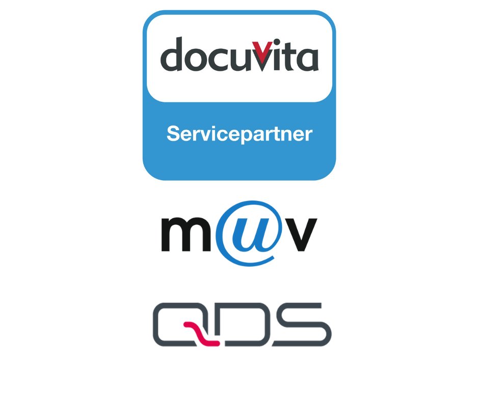 docuvita_DMS's tweet photo. Wir starten voller Energie in den November und möchten an dieser Stelle zwei weitere neue Servicepartner im docuvita-Netzwerk begrüßen: @MeinsUndVogel und Q-Data Service GmbH – herzlich Willkommen! 😄 https://t.co/cI1GVW4wvI