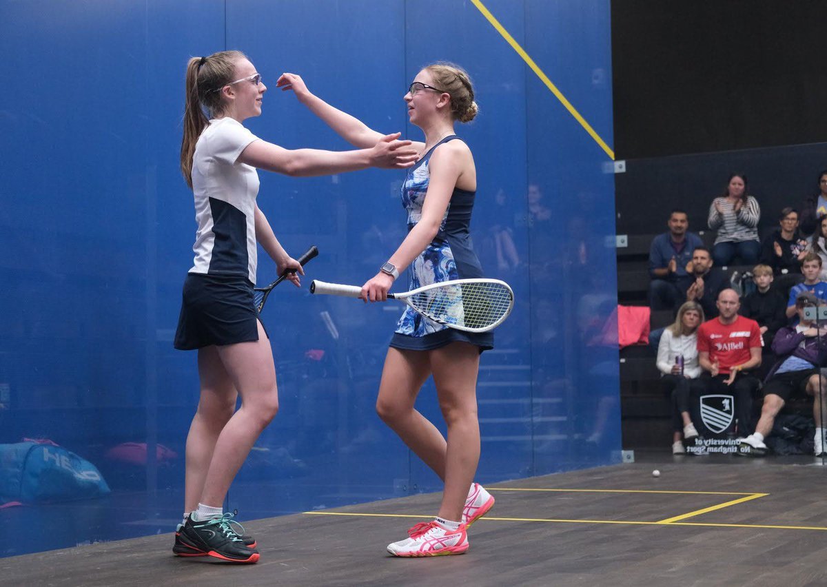 MegsSquash's tweet photo. Such a great weekend, competing in the English championship.  Finished 2nd after a great final with @charliem_squash as always massive thanks to all my coaches, @JESquashAcademy @squashvole and sponsors, @head_squash @BigDaveHillier #Teamhead #hampshiresquash #energiseme https://t.co/9mn6ouQLEI