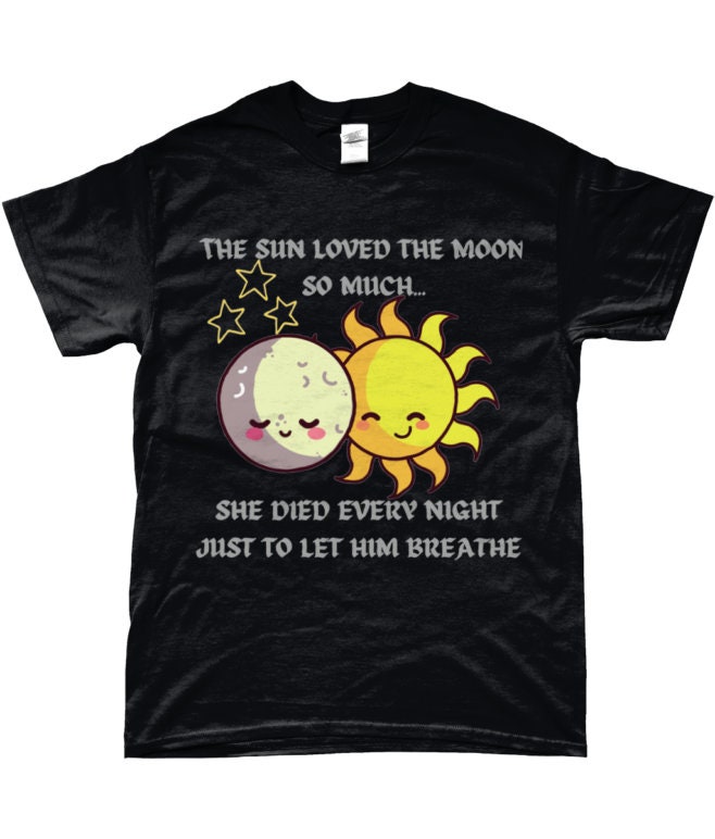 karmaticsoul73's tweet photo. Excited to share the latest addition to my #etsy shop: The Sun Loved The Moon T Shirt, more spiritual tees in shop, low postage https://t.co/cPXmdGLAZp #moontee #moontshirt #spiritualtee #spiritualteeuk #spiritualtshirtuk #spiritualtshirt #pagantee #pagantshirt #sun https://t.co/c06mUcDqAR