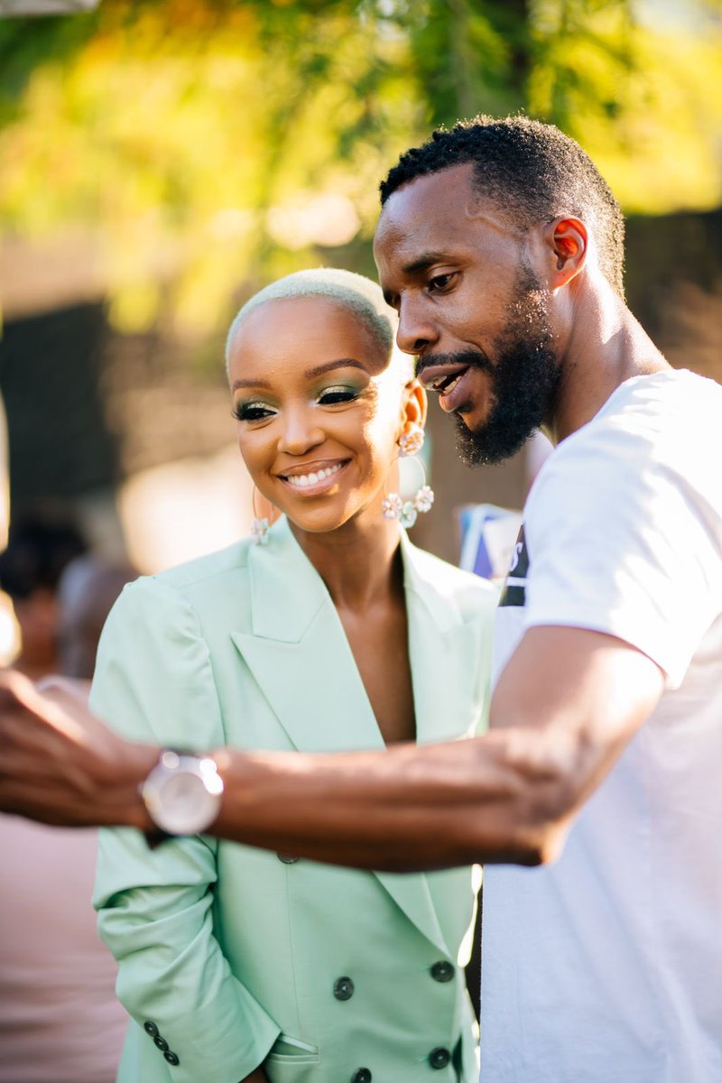 Nandi_Madida's tweet image. One thing I love doing is taking photos with people. It’s a reminder that you are appreciated 💎❤️. Yesterday was beautiful #Kunye