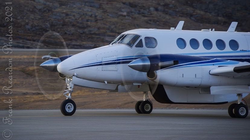 FrankReardon1's tweet photo. Spotted in #Iqaluit #Nunavut a #Beechcraft #SuperKingAir 200 #CFGXR OCT.31.2021 by #AirNunavut #YFBSpotters https://t.co/TDc9tlBRrK