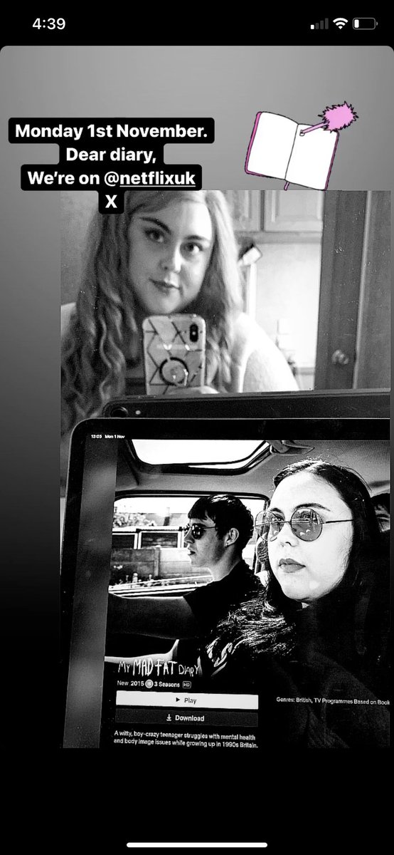 SharonRooneyOrg's tweet photo. Sharon’s recent story on Instagram got me a lil’ emotional 🥺 

SO happy to see that Rae, and her story lives on! Head over to @netflix to watch the full box set ❤️ https://t.co/JKPO0HZXdy