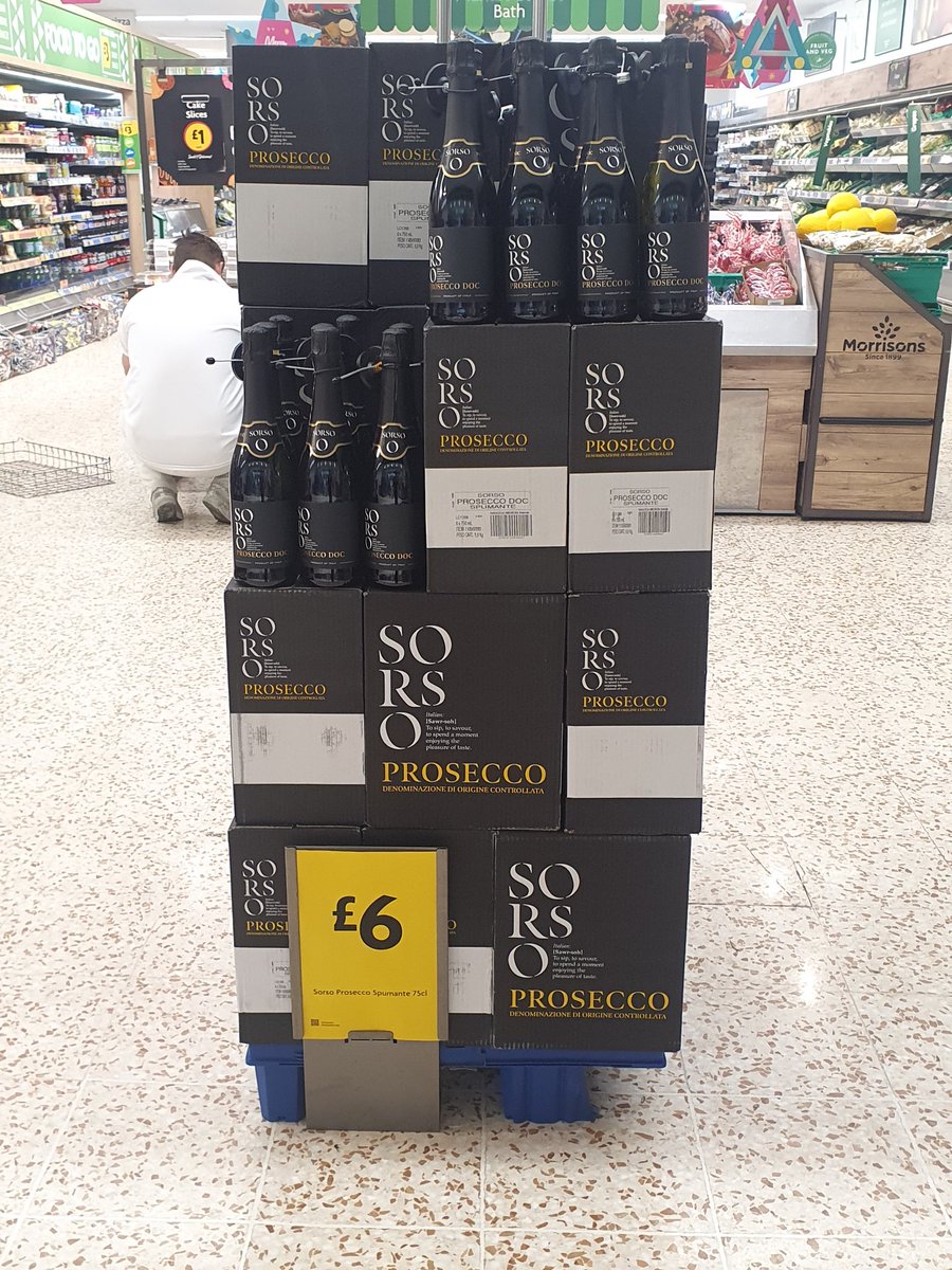 ProseccoWatch's tweet photo. Deal Alert โ ๏ธ @Morrisons Sorso Prosecco ยฃ6! #DealOfTheDay #Prosecco #proseccowatch #morrisons https://t.co/ZdGwvSOV7O