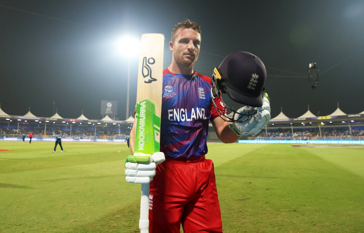 TheBarmyArmy's tweet photo. The first English men's player to make 💯 in all 3 formats.

#T20WorldCup #ENGvSL https://t.co/b5vo40BVGx