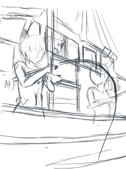 この構図からウマ娘の絵ができる 