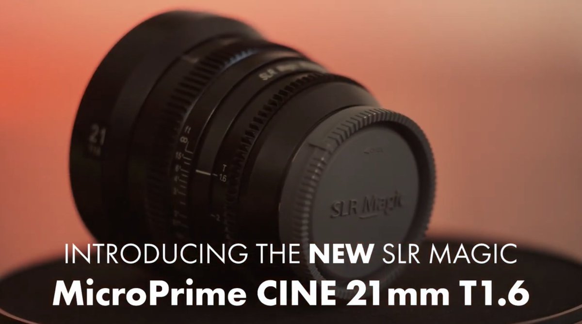 Introducing the NEW SLR Magic MicroPrime CINE 21mm T1.6 youtu.be/4pGUVKnhjJk